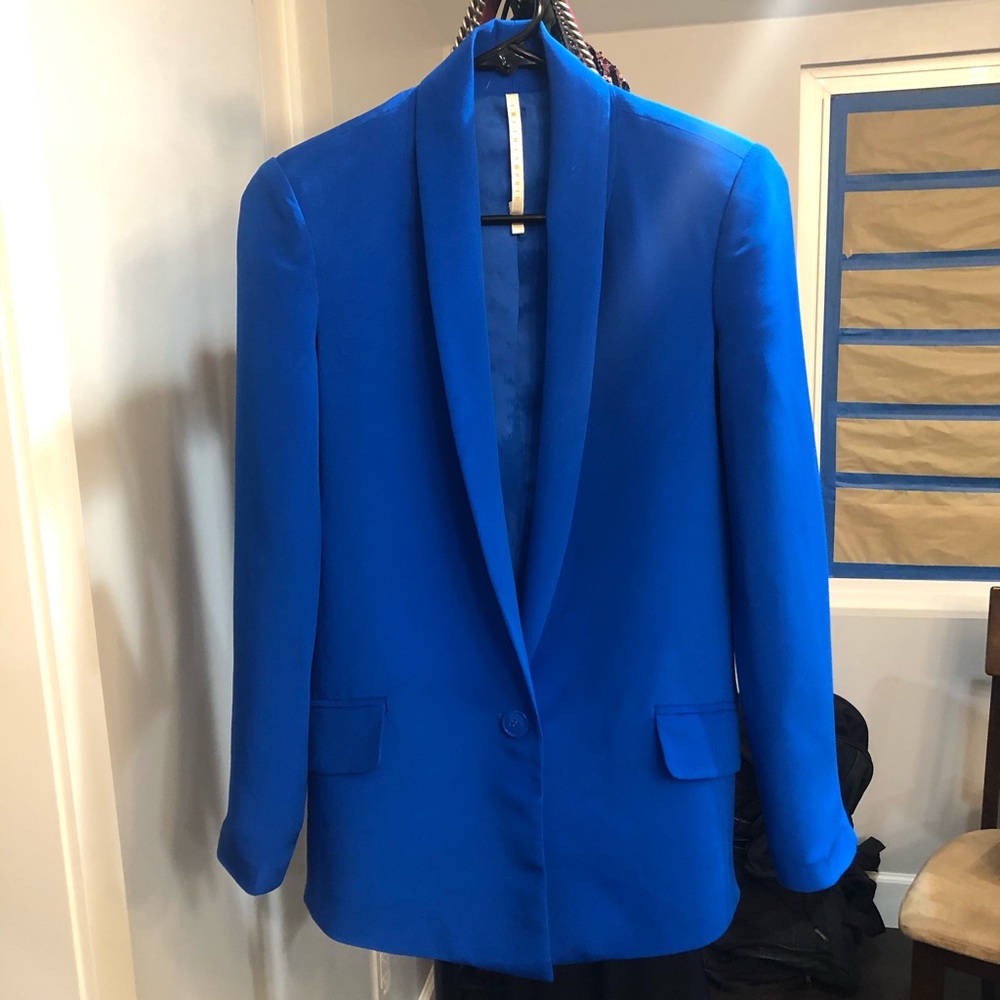Truth and pride - Cobalt Silk blazer